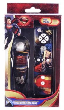 MANDOS WII REMOTE PLUS + NUNCHUK SUPERMAN